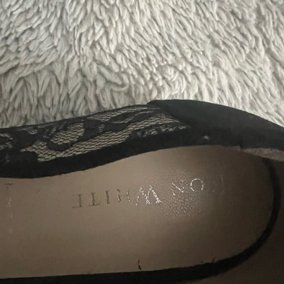 Ron White Elegant Black Lace Women's Shoes sz39 - Picture 5 of 5